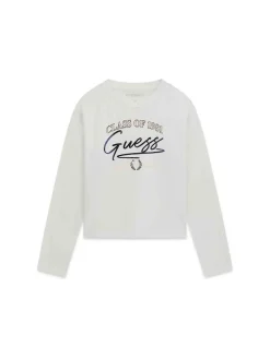 T-SHIRT RAGAZZA - GUESS KIDS BIANCO - J6YI23 K3753