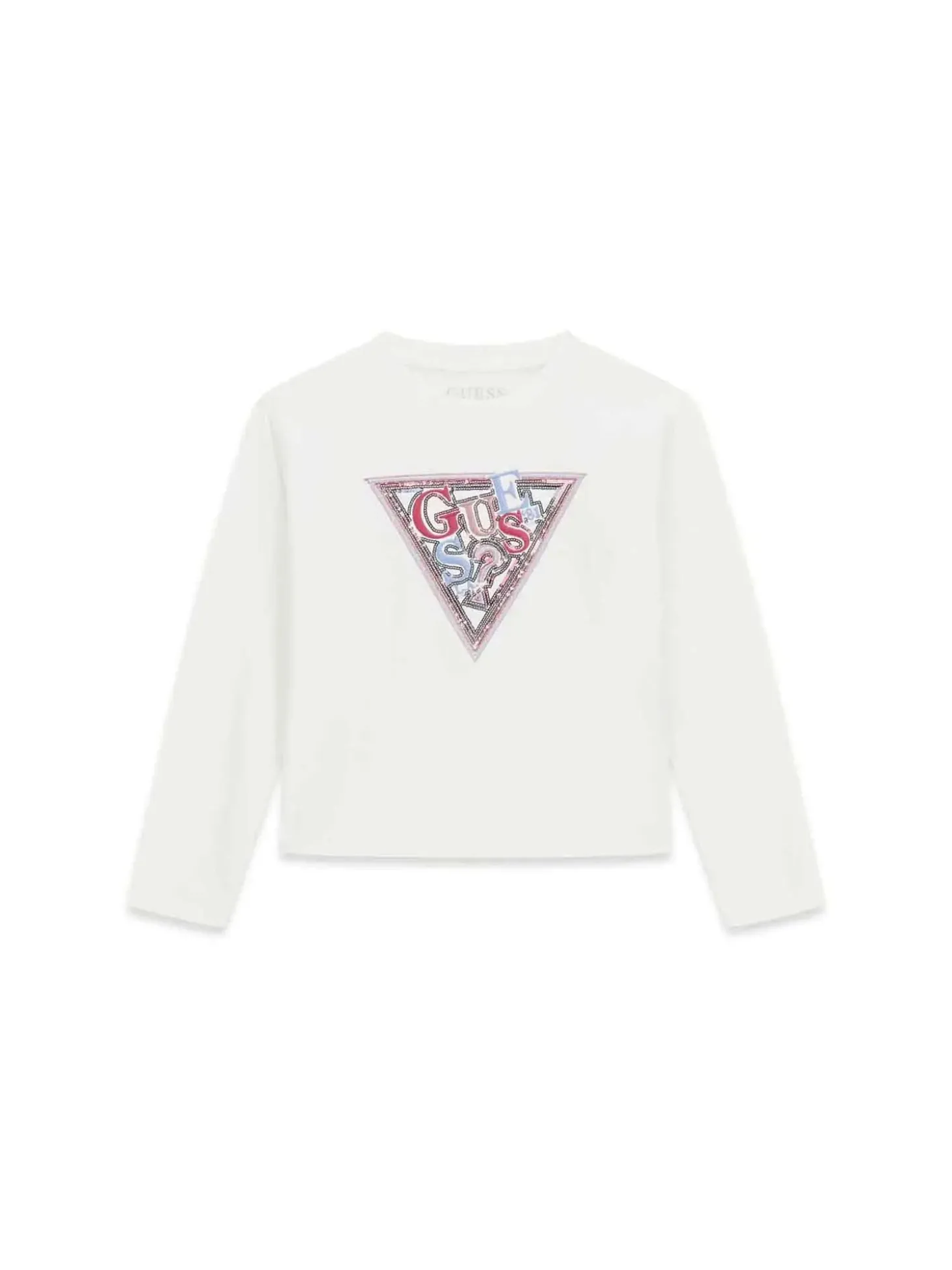 T-SHIRT RAGAZZA - GUESS KIDS BIANCO - J6YI07 K3704