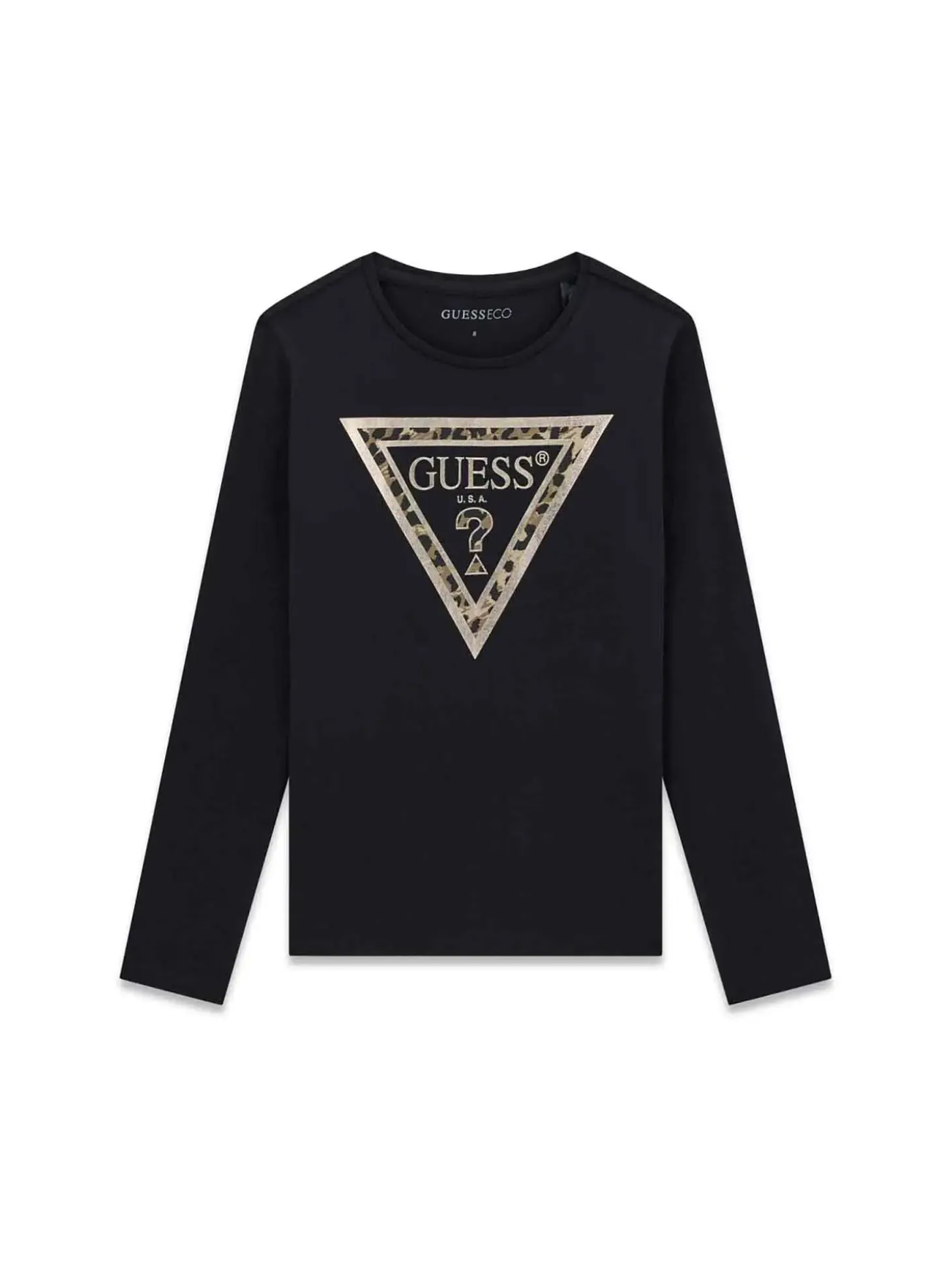T-SHIRT RAGAZZA - GUESS KIDS NERO - J6BI02 K5771