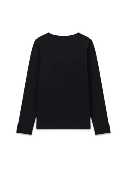 T-SHIRT RAGAZZA - GUESS KIDS NERO - J6YI01 K3664