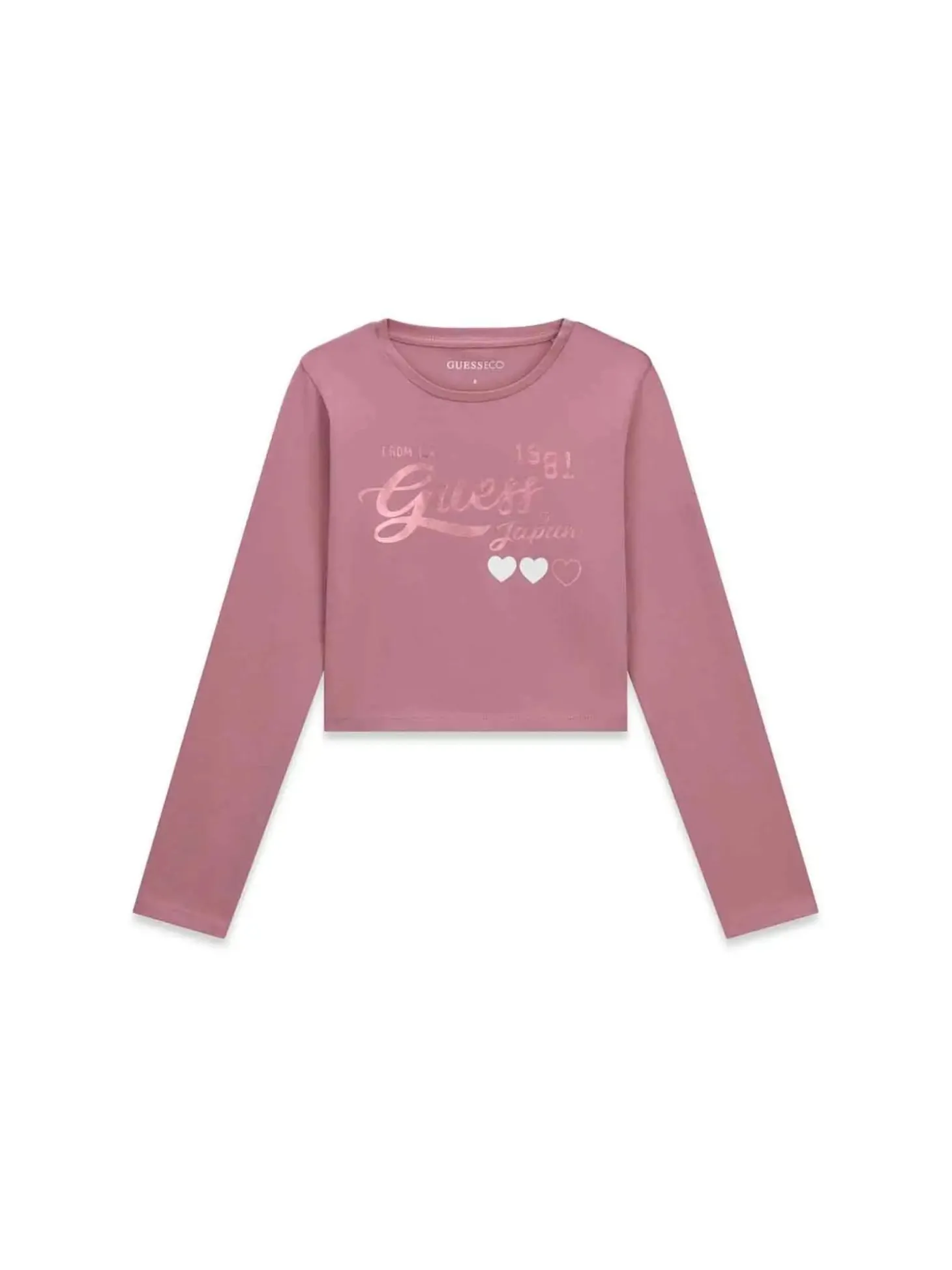T-SHIRT RAGAZZA - GUESS KIDS ROSA - J6YI35 K3774