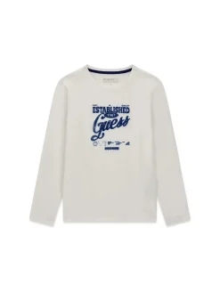 T-SHIRT RAGAZZO - GUESS KIDS BIANCO - L6YI10 K3723