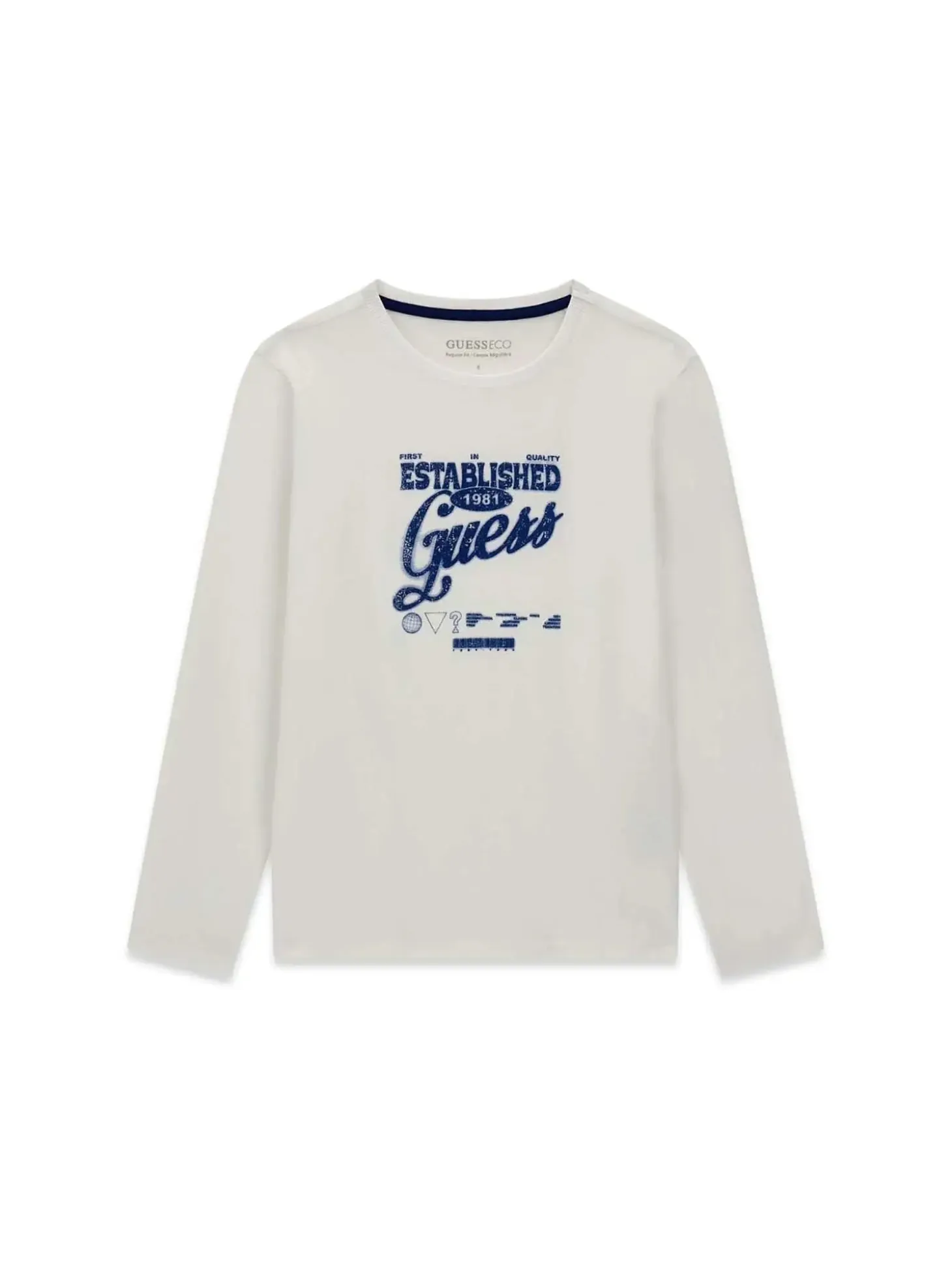 T-SHIRT RAGAZZO - GUESS KIDS BIANCO - L6YI10 K3723