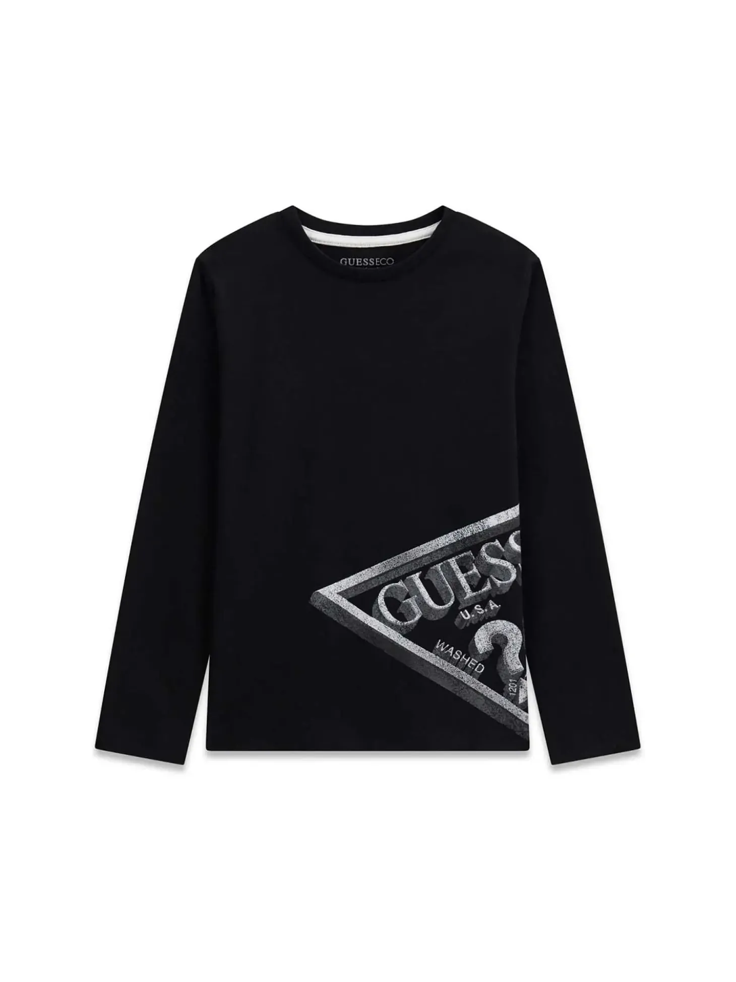 T-SHIRT RAGAZZO - GUESS KIDS NERO - L6YI12 K3727