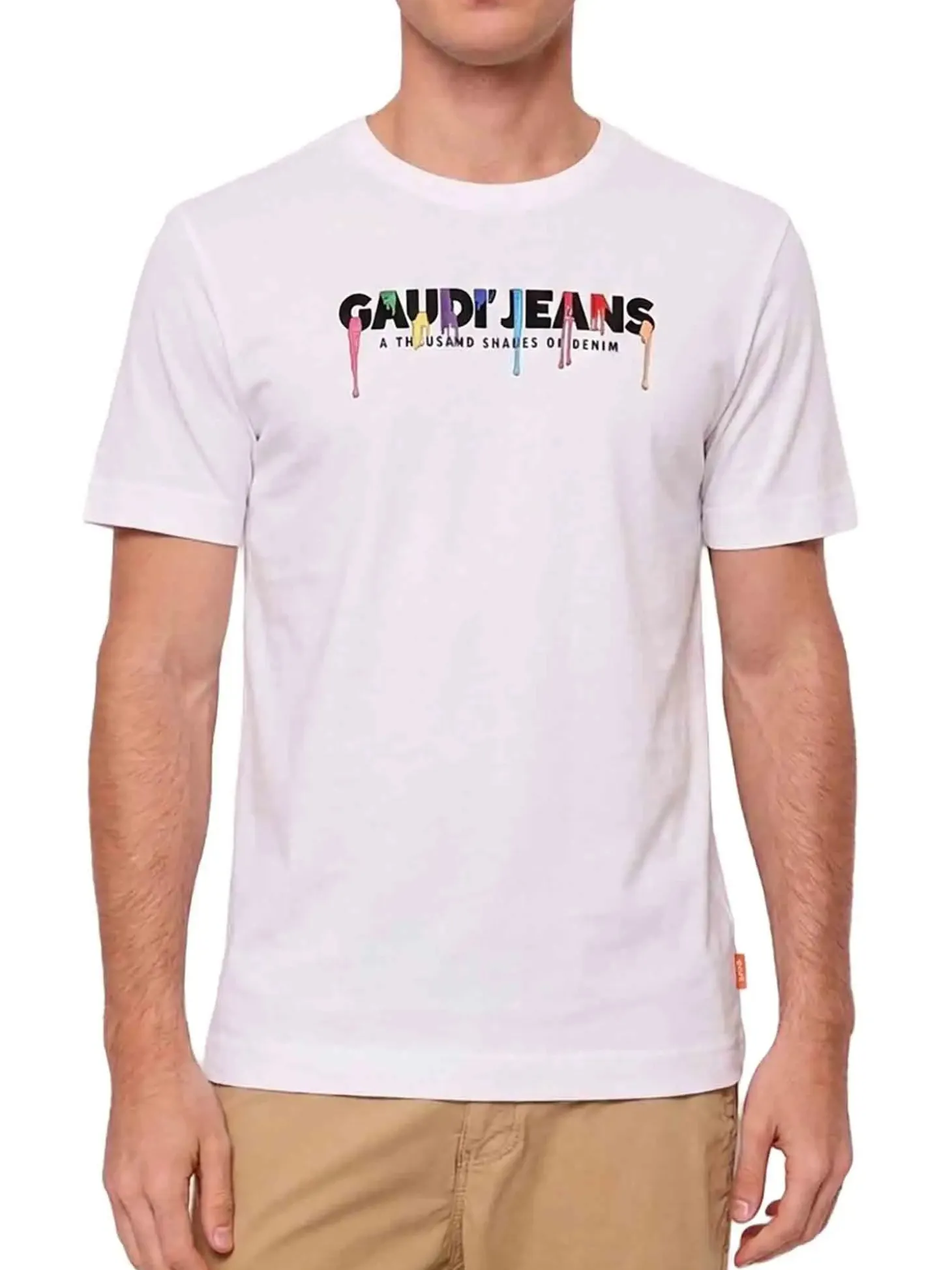 T-SHIRT UOMO - GAUDI UOMO BIANCO - 611GU64018