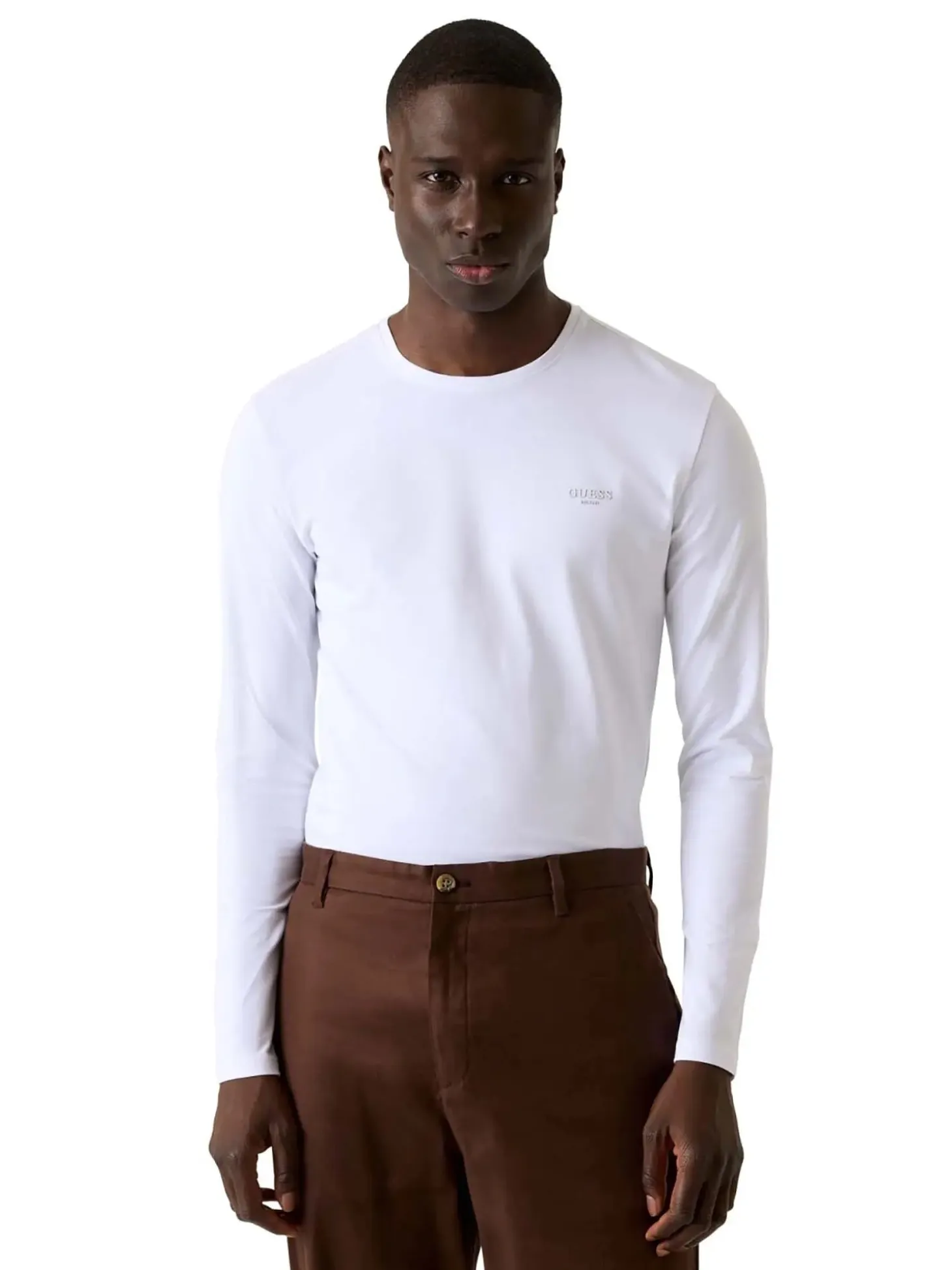 T-SHIRT UOMO - GUESS APPAREL BIANCO - M6YI28 K3733