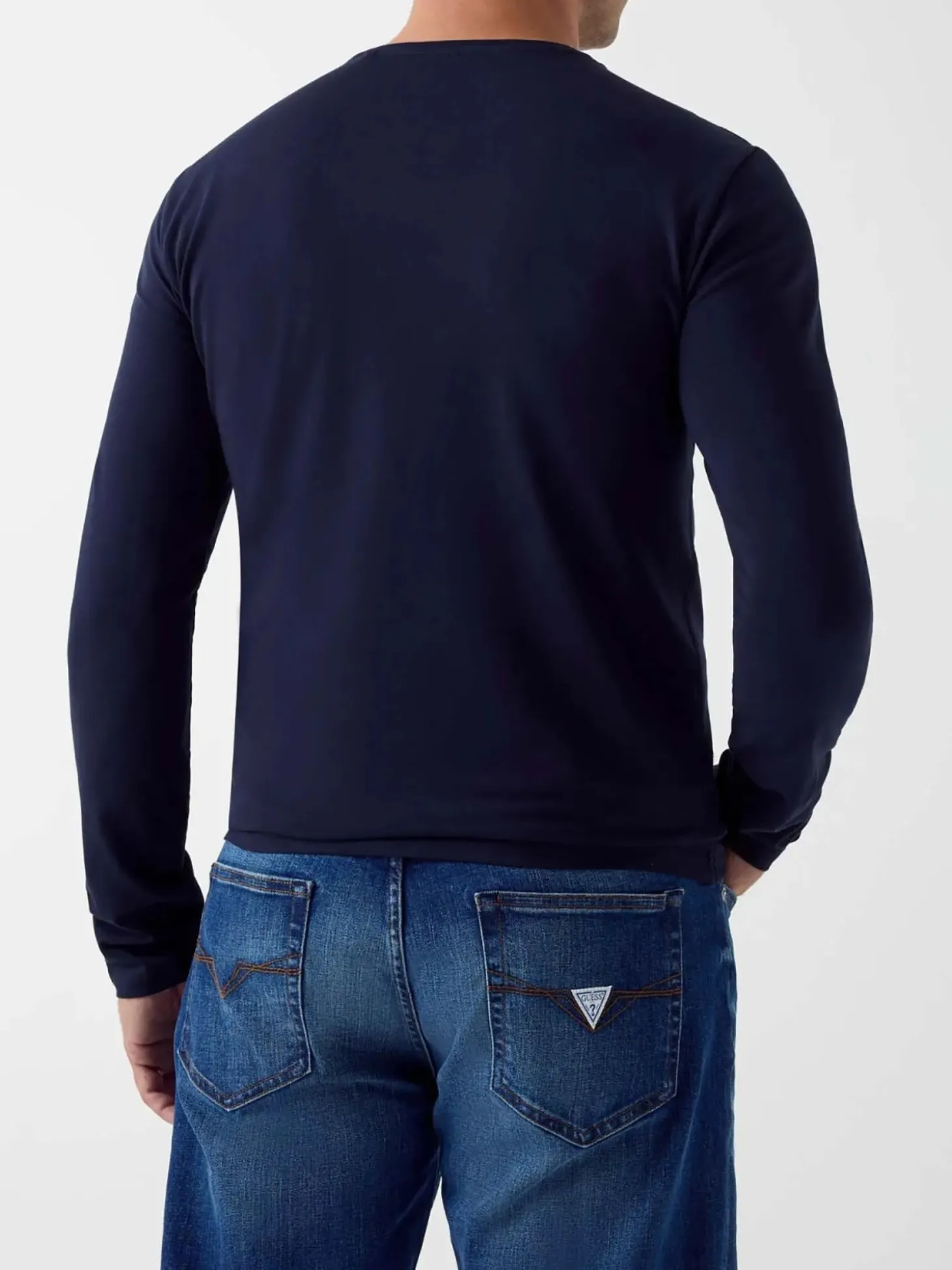 T-SHIRT UOMO - GUESS APPAREL BLU - M6YI28 K3733