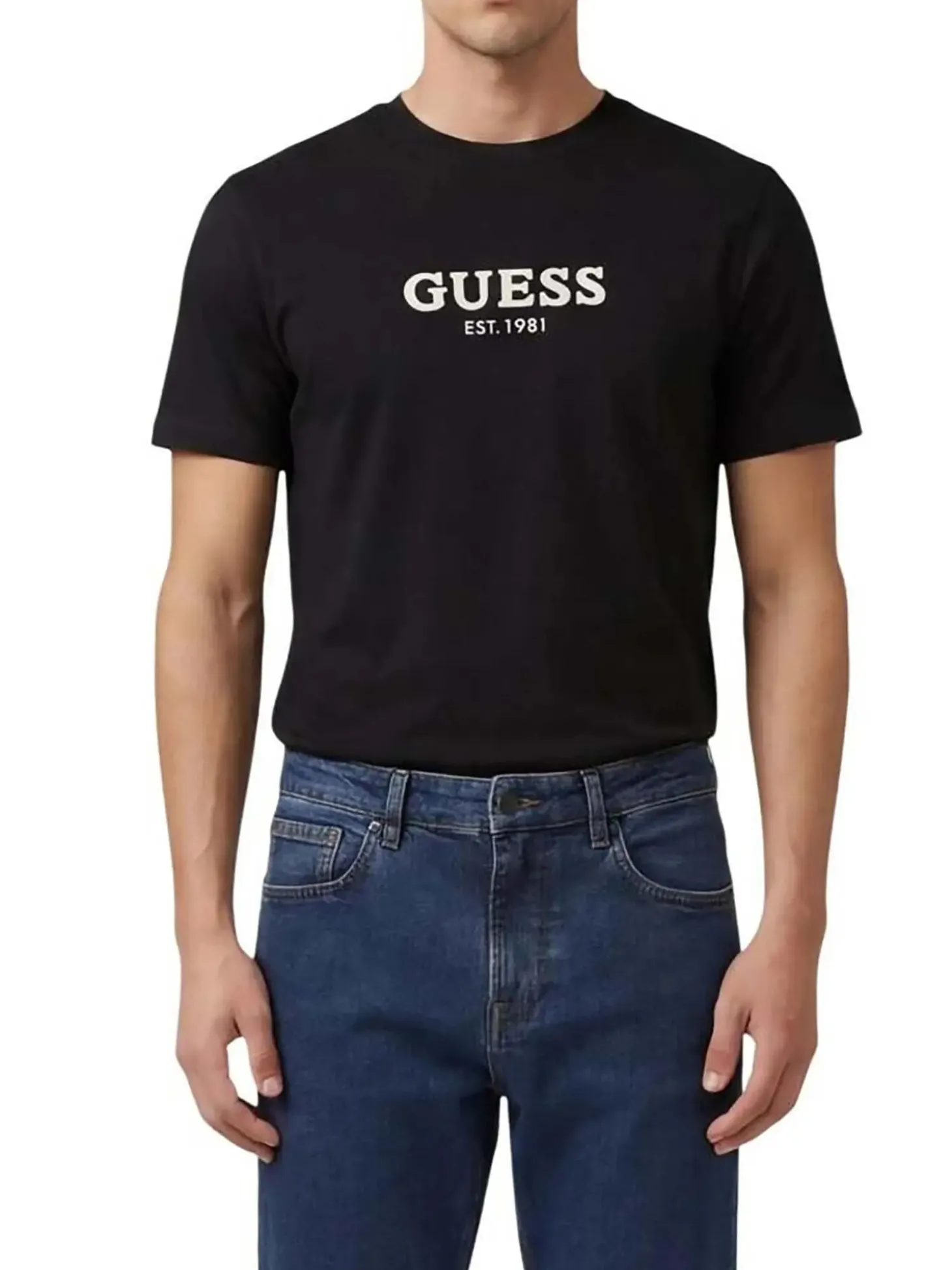 T-SHIRT UOMO - GUESS APPAREL NERO - M6GI16 K3032