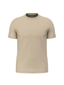 T-SHIRT UOMO - GUESS ATHLEISURE BEIGE-BIANCO - Z6YI17 K4968