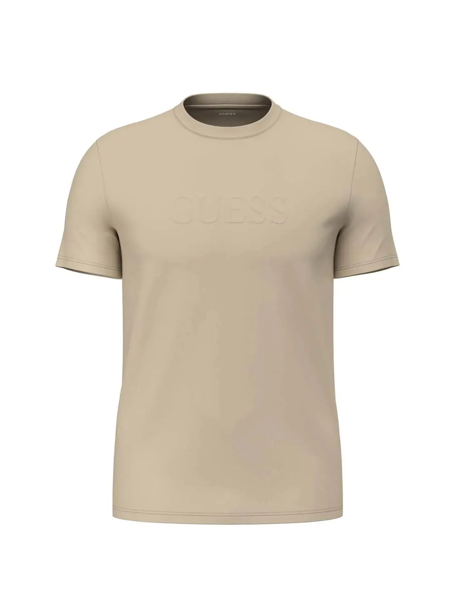 T-SHIRT UOMO - GUESS ATHLEISURE BEIGE-BIANCO - Z6YI17 K4968