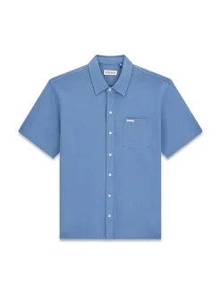 T-SHIRT UOMO - GUESS JEANS AZZURRO - M6GP02 KE731