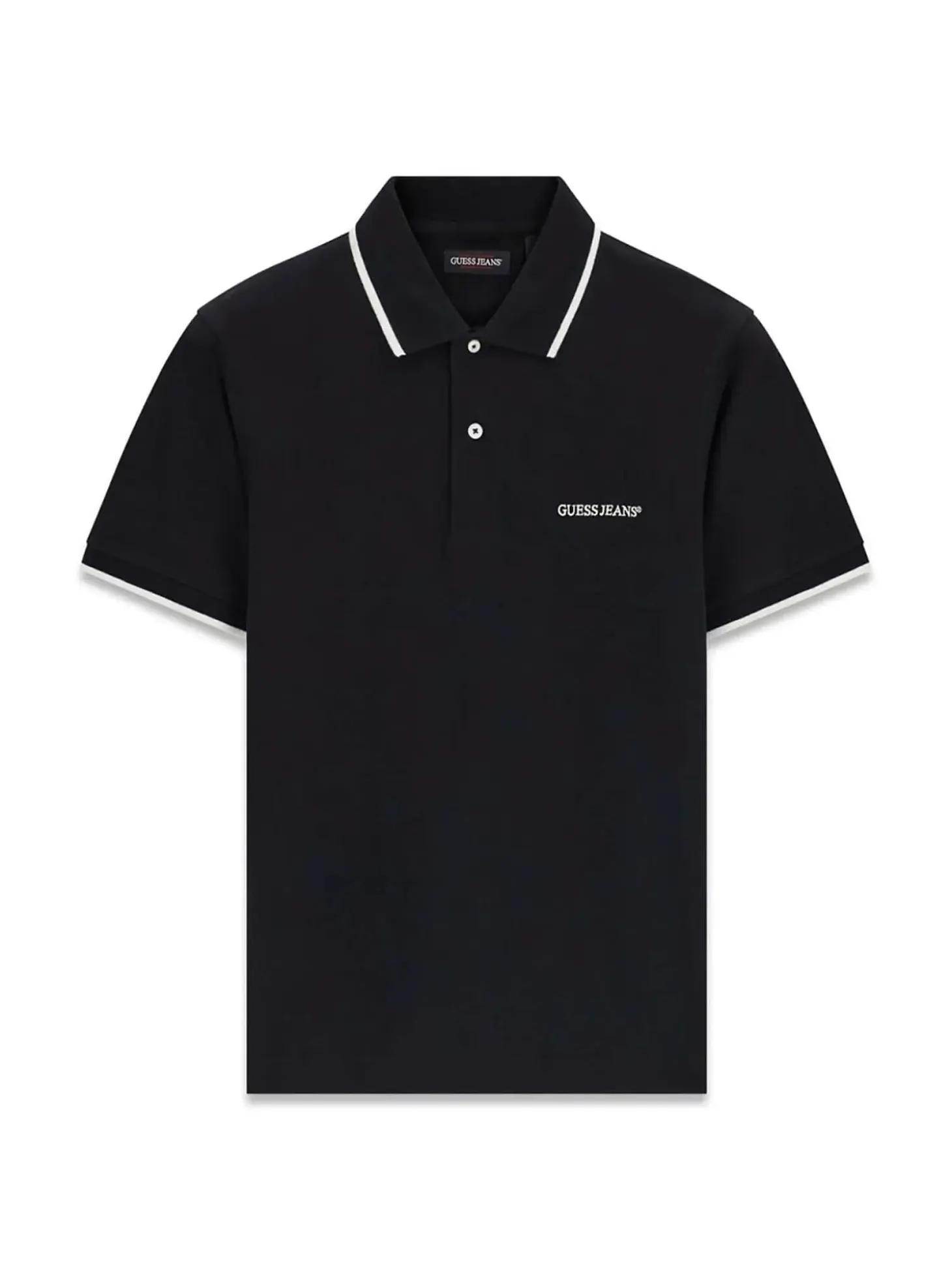 T-SHIRT UOMO - GUESS JEANS NERO-BIANCO - M6RP24 KCJV1