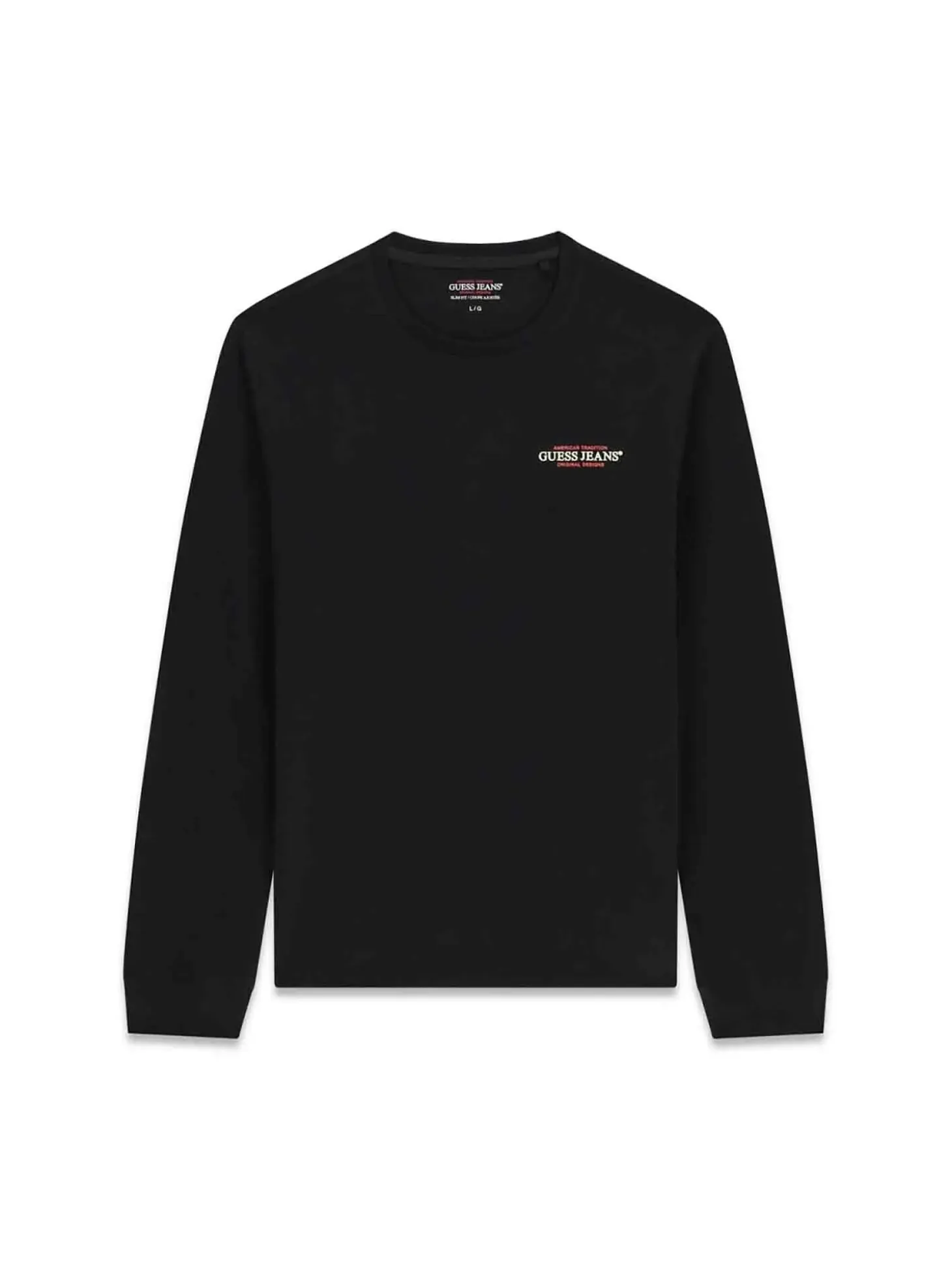 T-SHIRT UOMO - GUESS JEANS NERO - M4YI54 K8HM0
