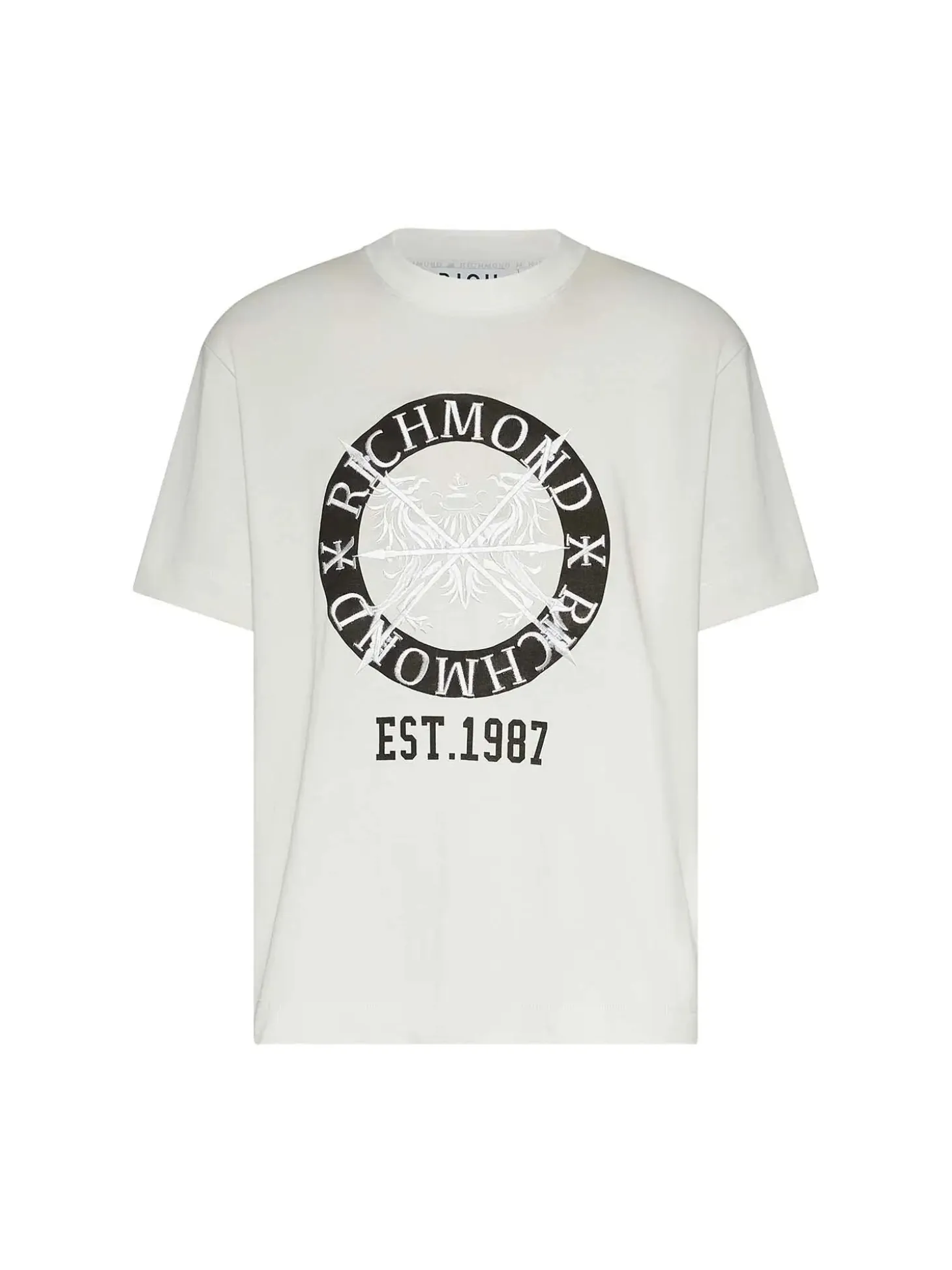 T-SHIRT UOMO - JOHN RICHMOND BIANCO - UMP26030TS