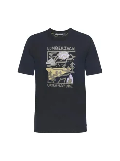 T-SHIRT UOMO - LUMBERJACK NERO - 102268411