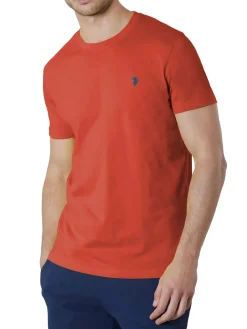 T-SHIRT UOMO - US POLO ASSN. ARANCIO - US43154015
