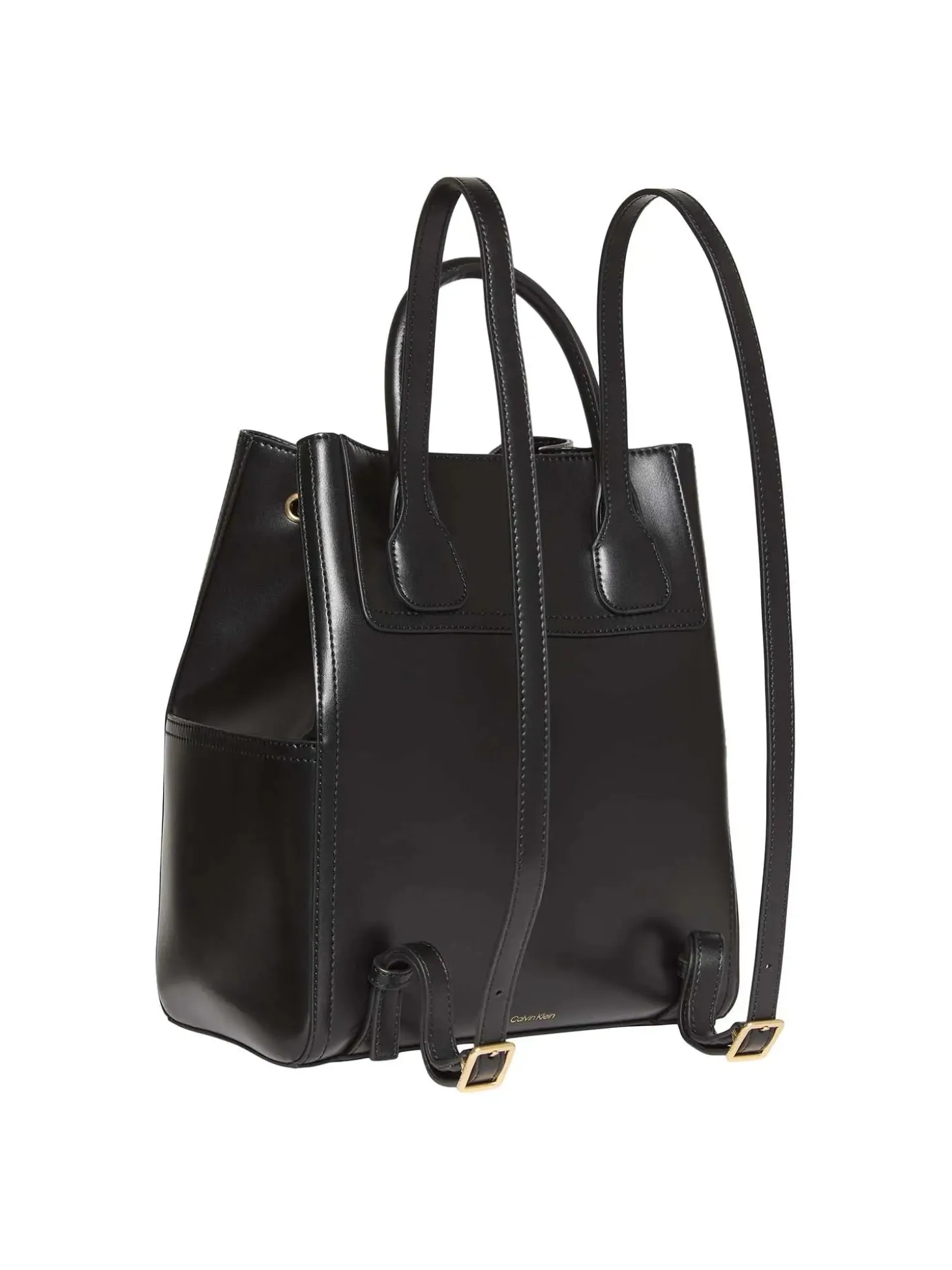 ZAINO DONNA - CALVIN KLEIN NERO-ORO - LV04F3329G