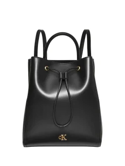 ZAINO DONNA - CALVIN KLEIN NERO-ORO - LV04F3329G