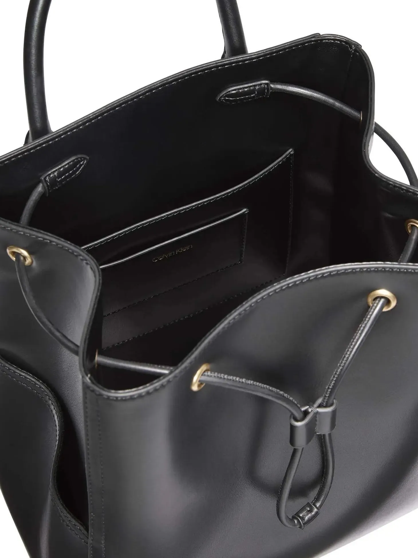 ZAINO DONNA - CALVIN KLEIN NERO-ORO - LV04F3329G