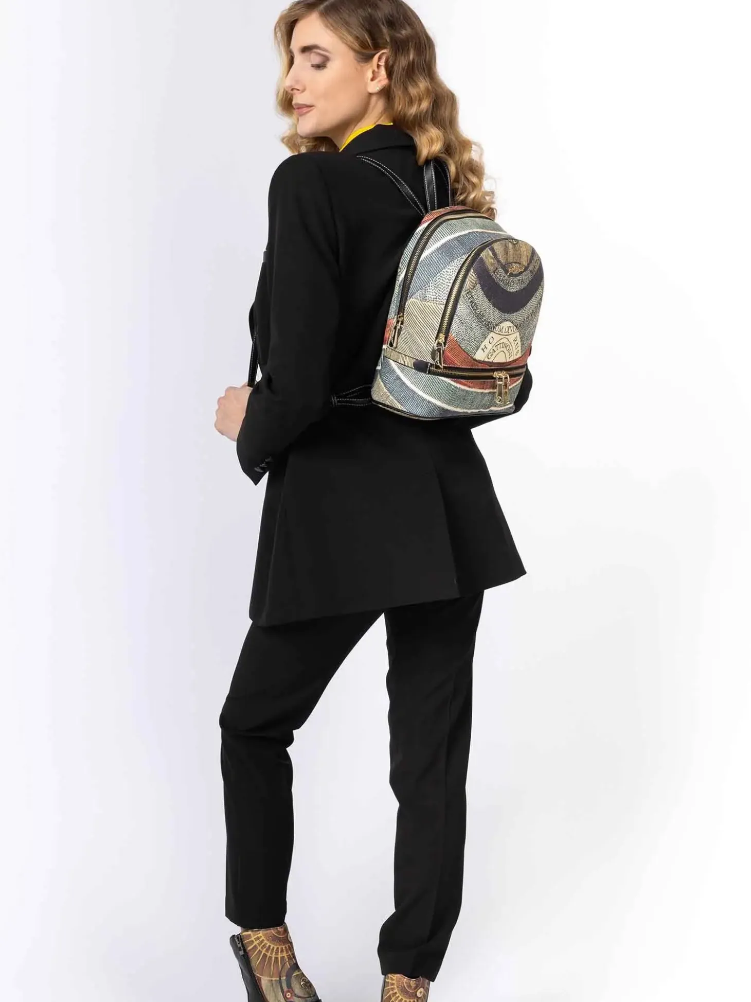 ZAINO DONNA - GATTINONI CLASSICO-NERO - BIGPL6439WPQ
