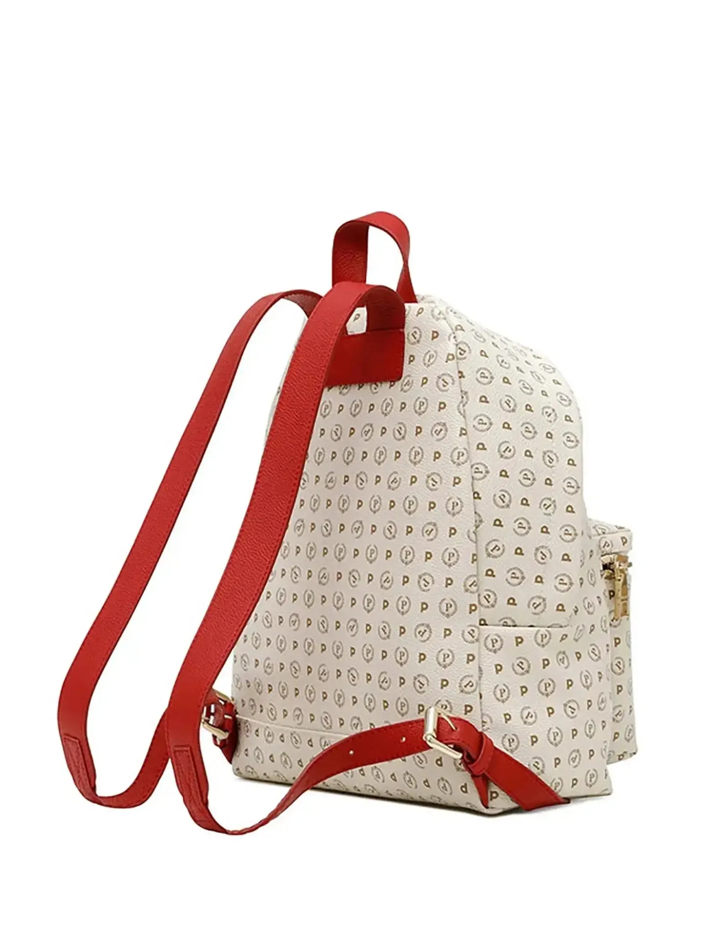 ZAINO DONNA - POLLINI AVORIO-ROSSO - TE8412PP03Q11