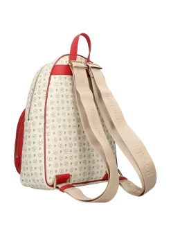 ZAINO DONNA - POLLINI AVORIO-ROSSO - TE8553PP0OQ11