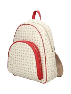 ZAINO DONNA - POLLINI AVORIO-ROSSO - TE8553PP0OQ11