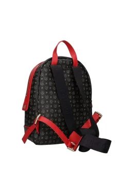 ZAINO DONNA - POLLINI NERO-ROSSO - TE8432PP07Q11
