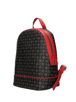 ZAINO DONNA - POLLINI NERO-ROSSO - TE8432PP07Q11