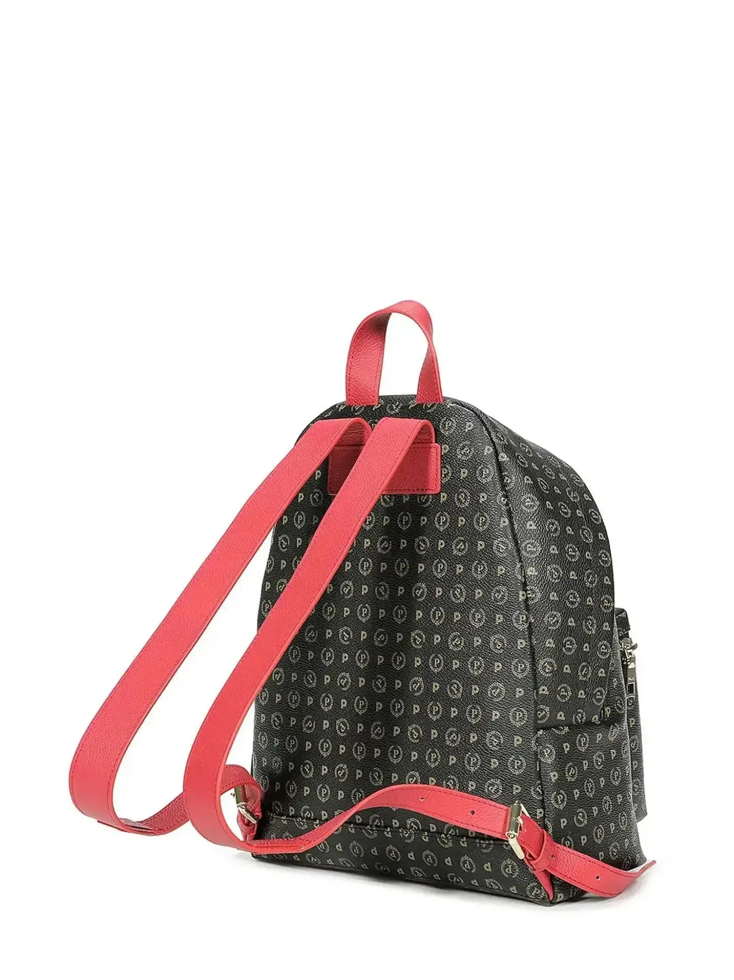 ZAINO DONNA - POLLINI NERO-ROSSO - TE8412PP03Q11